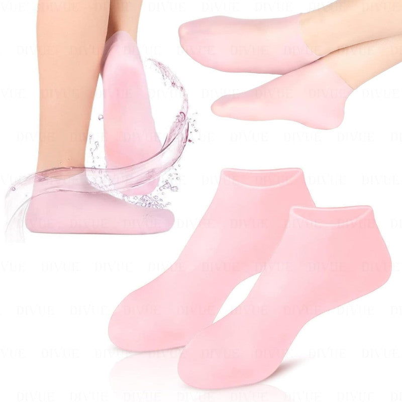 Silicon Moisturizer socks-SoftHeel Silicon Socks