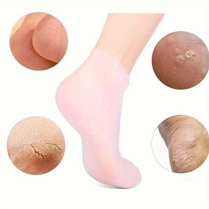 Silicon Moisturizer socks-SoftHeel Silicon Socks