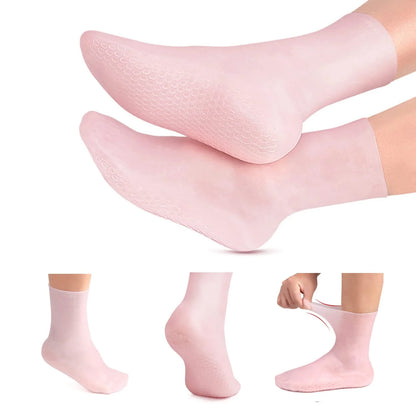 Silicon Moisturizer socks-SoftHeel Silicon Socks